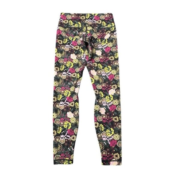 Lululemon Sz 8 Leggings Wunder Under Hi-Rise 28" Multi Floral Athletic Gym Boho - Picture 3 of 5